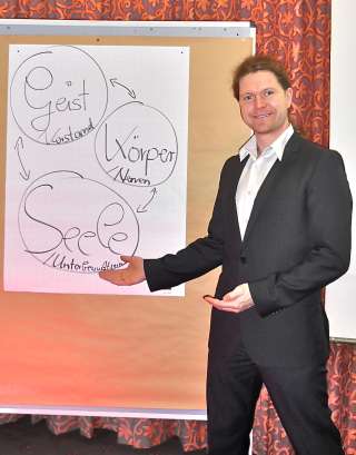 Jochen Kaufmann erklärt den Zusammenhang von Körper Geist und Seele